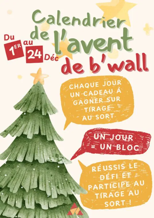 B’wall lance ses calendriers de l’Avent interactifs !