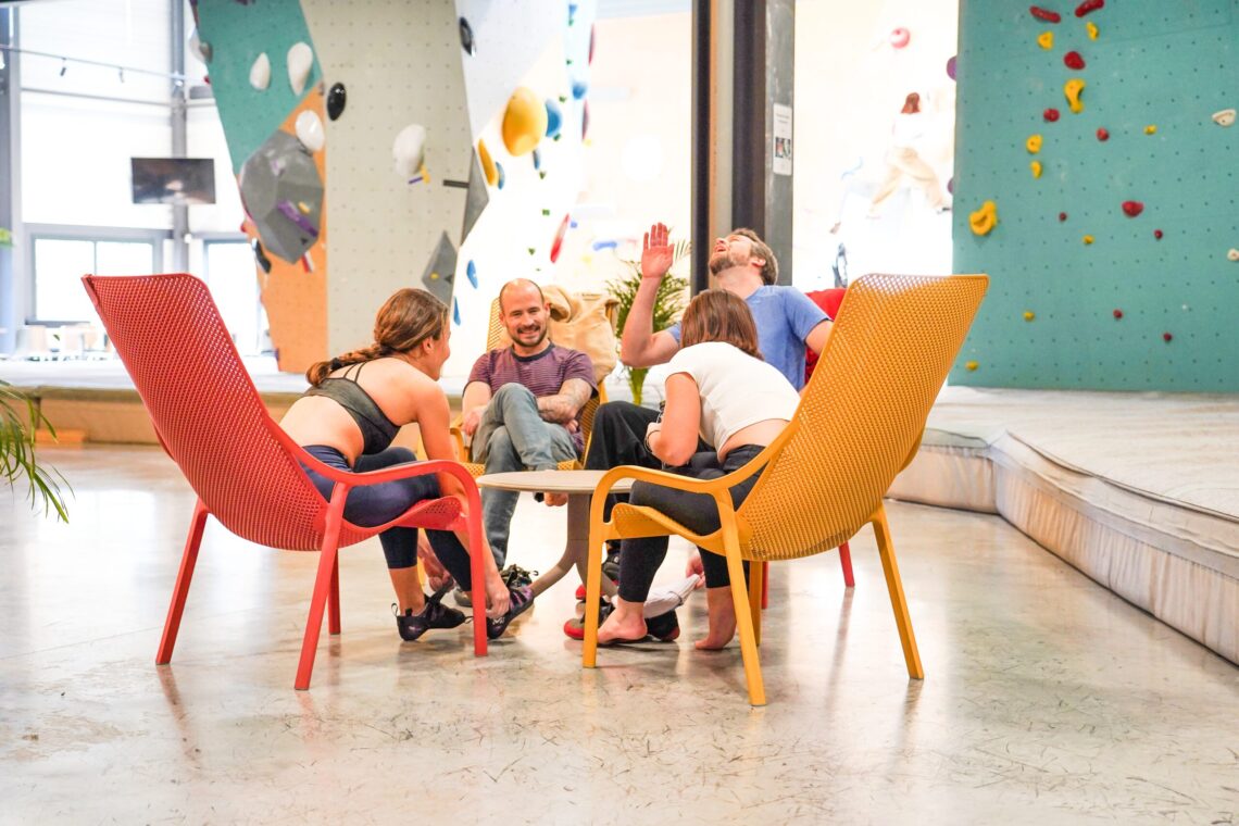 détente salle escalade